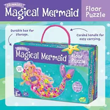 Shimmery Magical Mermaid Puzzle for Engaging Playtime