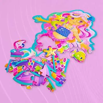 Shimmery Magical Mermaid Puzzle for Engaging Playtime