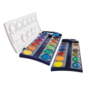 Pelikan Opaque Watercolor Paint Set, 24 Colors Plus Chinese White Tube (720862)