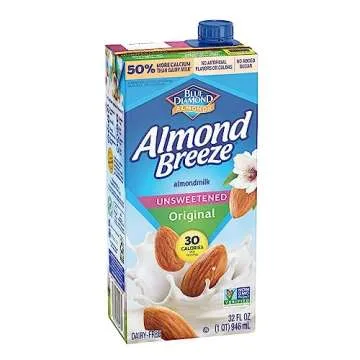 Almond Breeze Unsweetened Original Almondmilk, 32 Oz