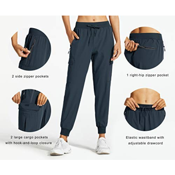 Libin Women's Lightweight Cargo Joggers Comfortable All Day