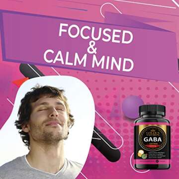 Golden Saffron GABA Supplement for Relaxation and Sleep