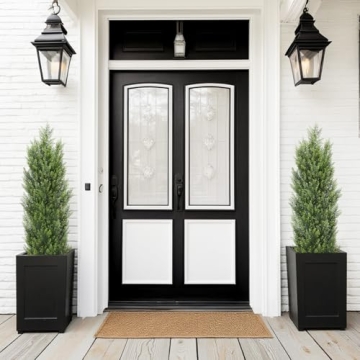 4ft Cedar Topiary Trees Set of 2 for Outdoor Decor