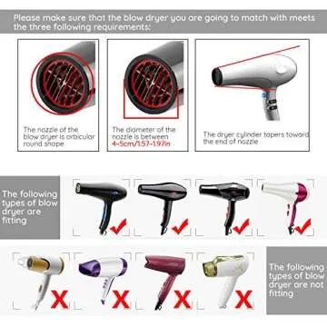 Segbeauty Hair Diffuser for Perfect Curls and Waves
