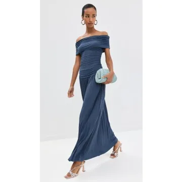 Lioness Women's Field of Dreams Maxi Dress in Navy Blue
