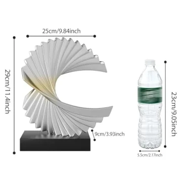 Paytonture Ocean Wave Sculpture for Modern Home Decor