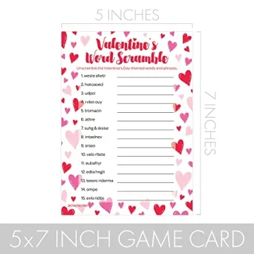 Valentine's Day Word Scramble Game for All Ages