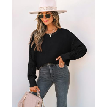 Stylish ZESICA Oversized Sweater for Fall & Winter