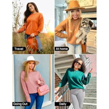 Stylish ZESICA Oversized Sweater for Fall & Winter