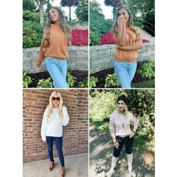 Stylish ZESICA Oversized Sweater for Fall & Winter