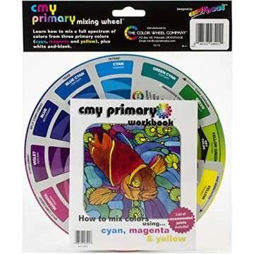 Color Wheel Company Mixing Wheel with Educational Workbook