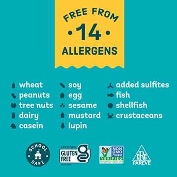 Enjoy Life Foods Soft Baked Ovals, Breakfast Bars, Nut Free Bars, Soy Free, Dairy Free, Non GMO, Gluten Free, Vegan, Variety Pack, 4 Boxes (20 Bars Total)