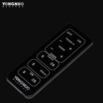 Yongnuo Professional LED Video Light Flash YN300-II With 300pcs Lamps, 4 color sheets for DSLR Camera Canon EOS, 3200-5500K adjustable color temperature