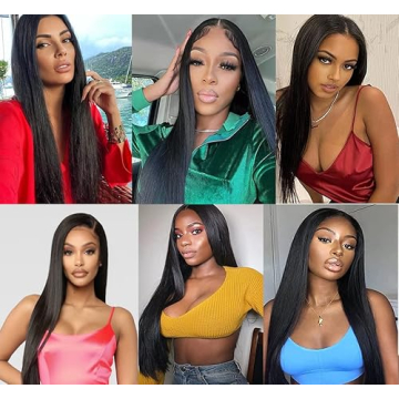 13x6 Lace Front Wig 22 Inch Human Hair Quality Blend