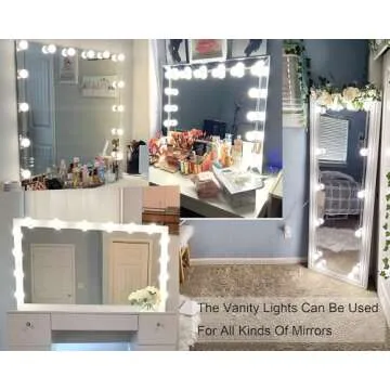 Chende Hollywood Vanity Lights - 14 Dimmable LED Bulbs