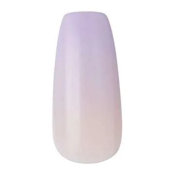 KISS Gel Fantasy Ready-to-Wear Press-On Gel Nails, “It's Destiny”, Long, Multi-Colored Pastel Tips with 24 Mega Adhesive Tabs, Pink Gel Glue, Manicure Stick, Mini File, and 28 Fake Nails