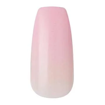 KISS Gel Fantasy Ready-to-Wear Press-On Gel Nails, “It's Destiny”, Long, Multi-Colored Pastel Tips with 24 Mega Adhesive Tabs, Pink Gel Glue, Manicure Stick, Mini File, and 28 Fake Nails