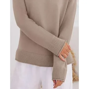 ZESICA Women's Comfy Fall Pullover Sweater - Cozy Style
