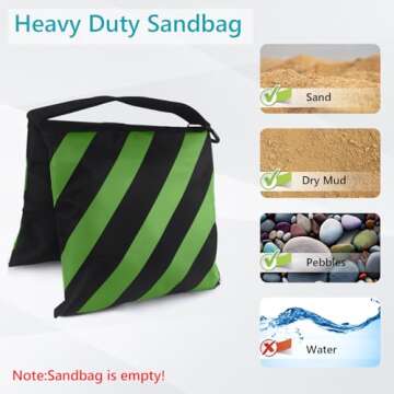 ABCCANOPY Photography Sandbag - Heavy Duty Weight Bags