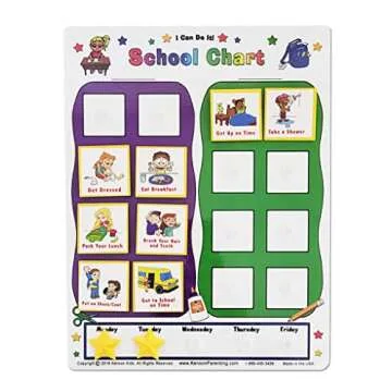 Kenson Kids Before and After School Chart for Routines