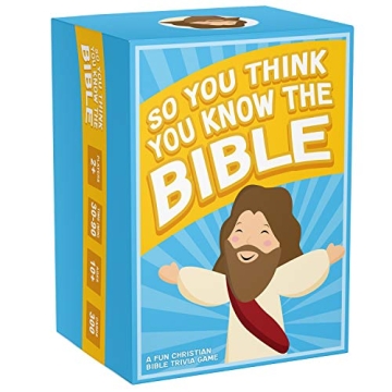SO YOU THINK YOU KNOW THE BIBLE, a Fun Trivia Game for Families, Fellowships and Bible Study - Great...