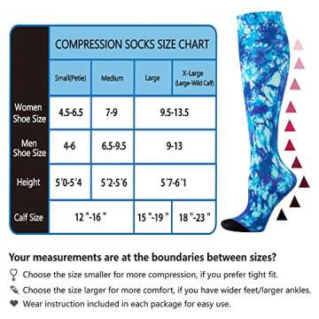 Compression Socks Women and Men, 20-30mmHg, Best for Nurses, Travel, Pregnancy