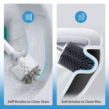 BOOMJOY Toilet Bowl Brush - Durable, Stylish Cleaning Tool