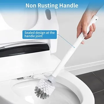 BOOMJOY Toilet Bowl Brush - Durable, Stylish Cleaning Tool