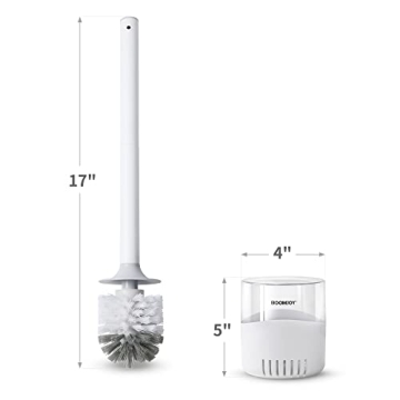 BOOMJOY Toilet Bowl Brush - Durable, Stylish Cleaning Tool