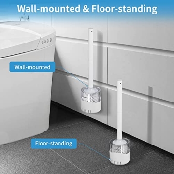 BOOMJOY Toilet Bowl Brush - Durable, Stylish Cleaning Tool