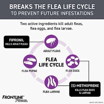 FRONTLINE Plus Flea and Tick Treatment for Large Dogs