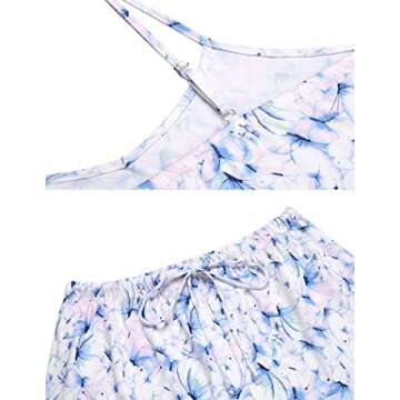 Ekouaer Womens Cami Pajama Set Lightweight Comfort