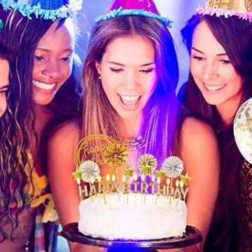 BEAN LIEVE Birthday Candles Set for Celebration Decor