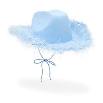 Zodaca Light Blue Cowboy Hat: Fun for All Occasions