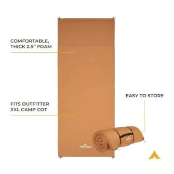 TETON Sports Outfitter XXL Camp Pad for Ultimate Comfort
