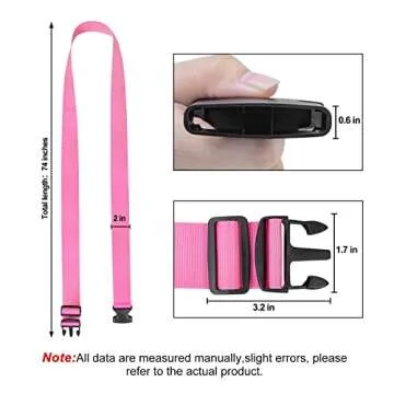 Darller Adjustable Luggage Straps for Secure Travel
