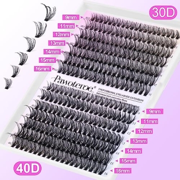 Pawotence DIY Lash Extension Kit - 280pcs Cluster Lashes