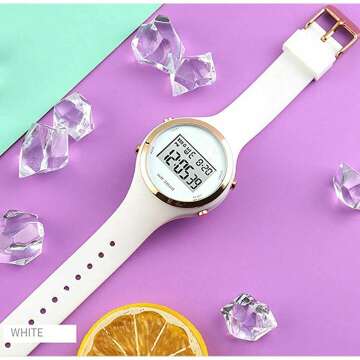 Waterproof LED Sport Watch with Alarm Feature