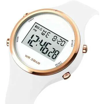 Waterproof LED Sport Watch with Alarm Feature