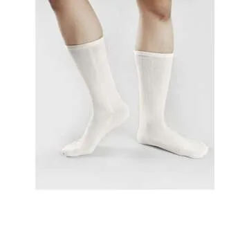 ZAKASA Mens Toe Socks Athletic Running Cushion Five Finger Cotton Crew Socks