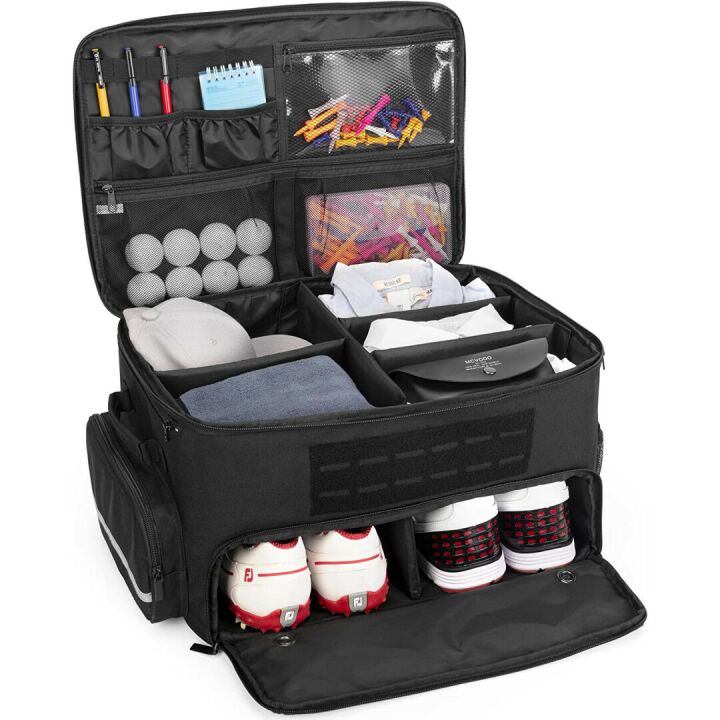 GOBUROS Golf Trunk Organizer for Shoes & Gear