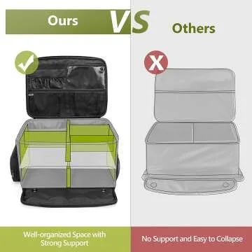 GOBUROS Golf Trunk Organizer for Shoes & Gear