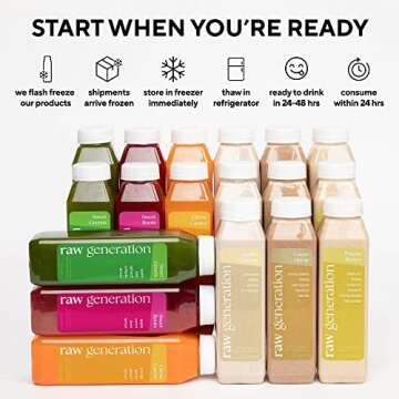 Raw Generation Juice Cleanse High Protein Detox Drink