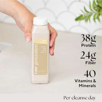 Raw Generation Juice Cleanse High Protein Detox Drink