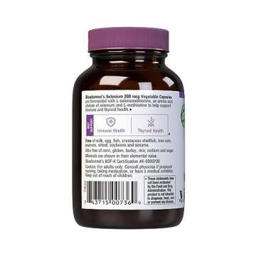 BLUEBONNET NUTRITION SELENIUM 200 mcg