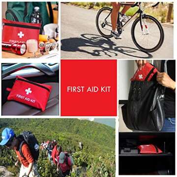 Compact Small First Aid Kit with 86 Medical Supplies