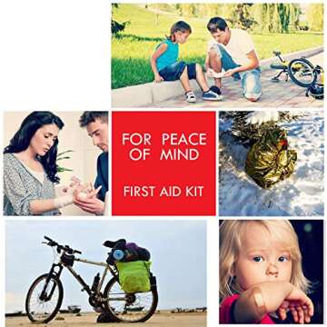 Compact Small First Aid Kit with 86 Medical Supplies