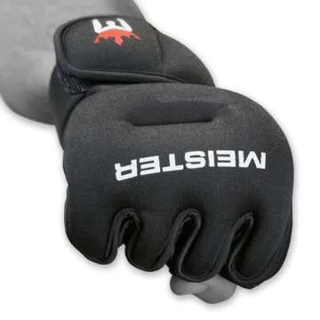Meister Neoprene 2lb Weighted Gloves for Cardio & Strength