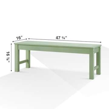 Discover the Durable Green Psilvam Outdoor Bench