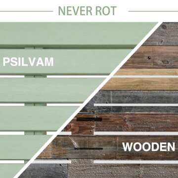 Discover the Durable Green Psilvam Outdoor Bench